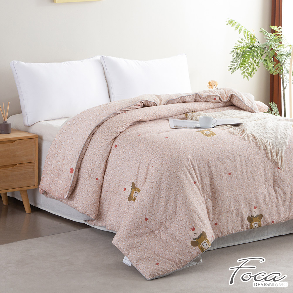 【FOCA】100%雪絨棉可水洗羽絲絨暖冬被(雙人180x210cm)(多款選擇), , large