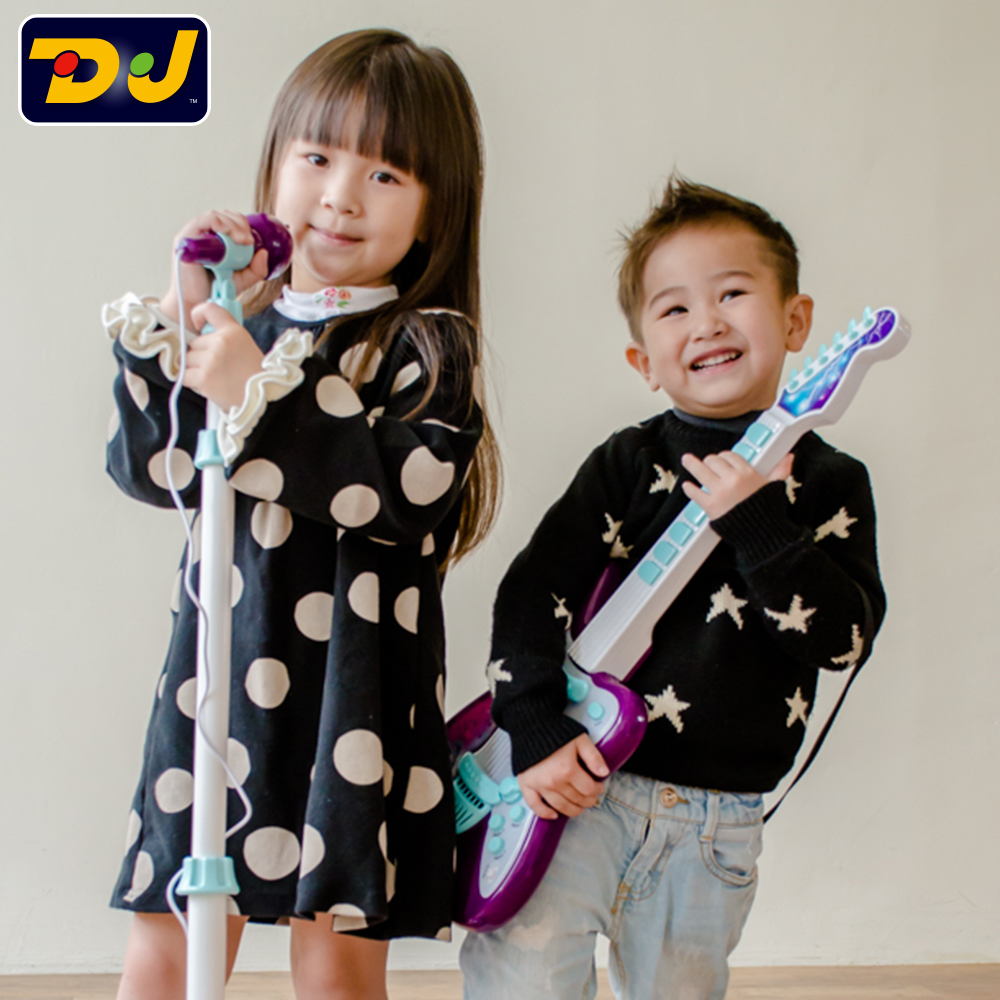 [DJ TOYS] Real Strings Trending Rock Guitar for Kids, , large