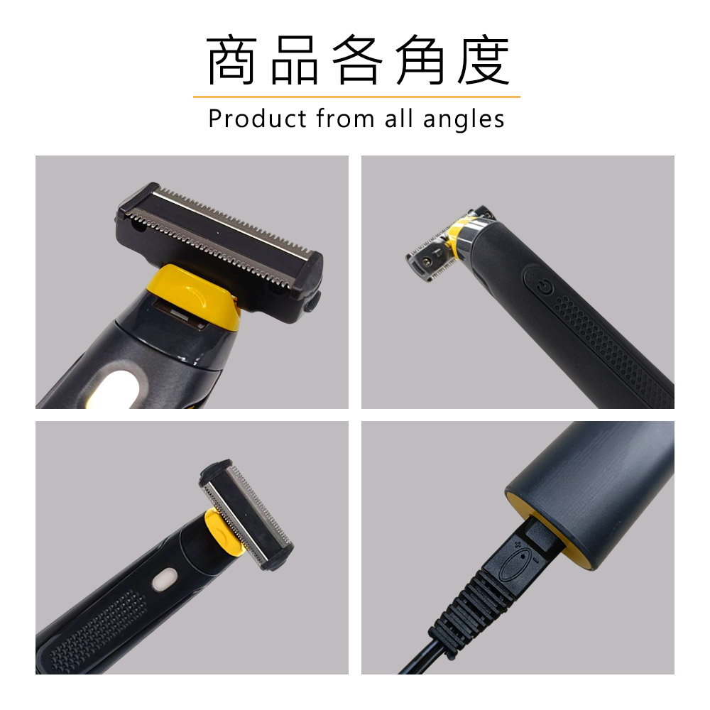 [HANLIN]-TMD01 三合一電動剃毛刀 小型理髮剪 鬢角 迷你 手推剪 理髮器 剃頭器, , large