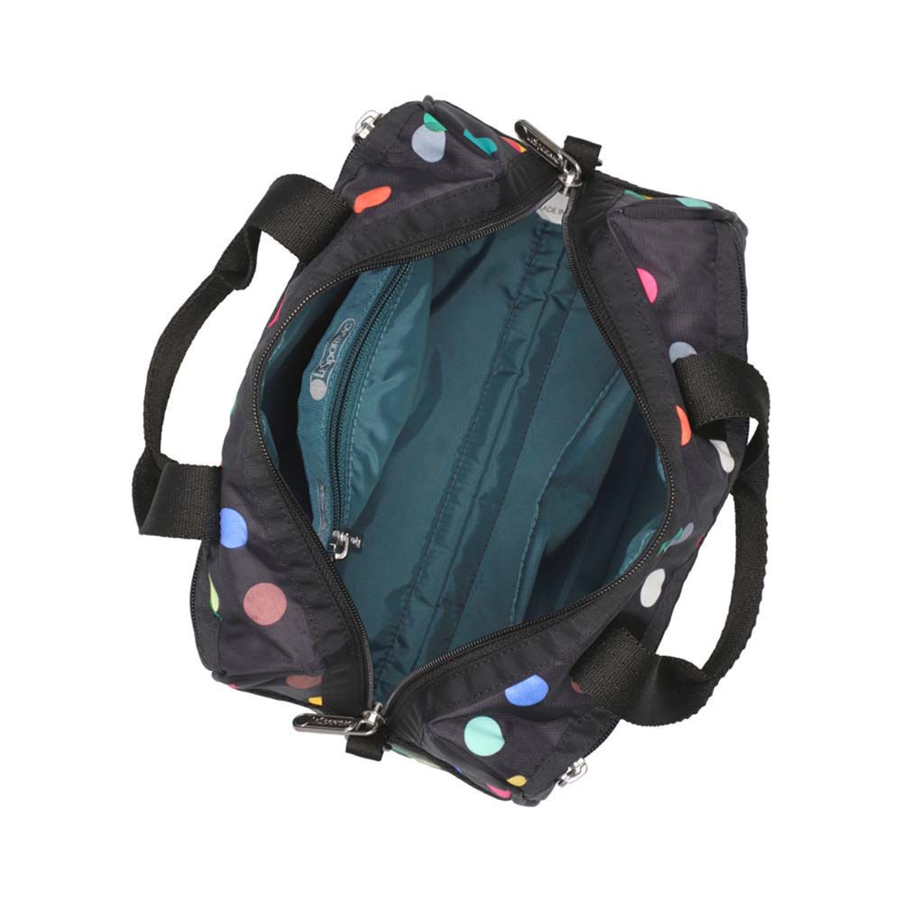 LeSportsac Everyday Sm Satchel 旅行包 日常兩用包/ 漂浮氣球 黑色, , large