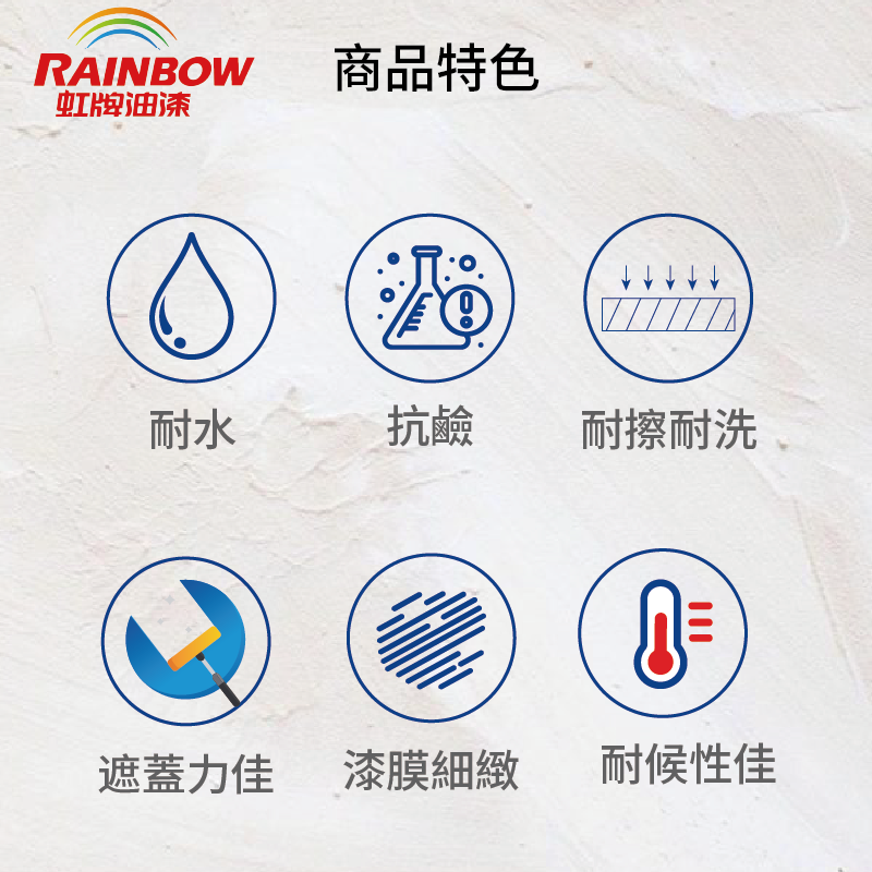 〔虹牌〕406壓克力有光水泥漆683穗黃, 683穗黃, large