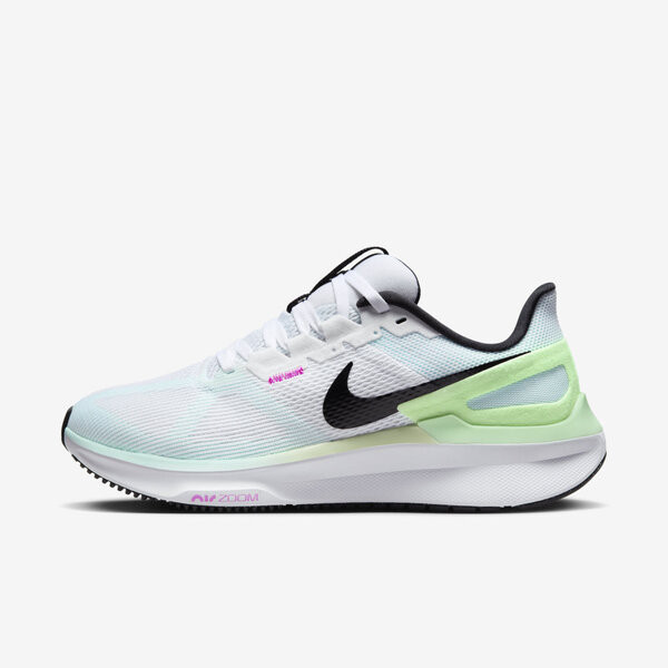 Nike W Air Zoom Structure 25 女 慢跑鞋 路跑 支撐 緩震 白 彩 [DJ7884-105], , large