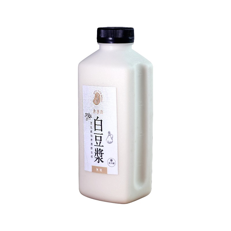 豆豆濃非基改白豆漿無糖900ml, , large