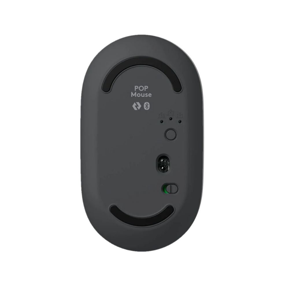 【 Logitech 羅技 】POP MOUSE 石墨黑 無線 藍牙 滑鼠, , large