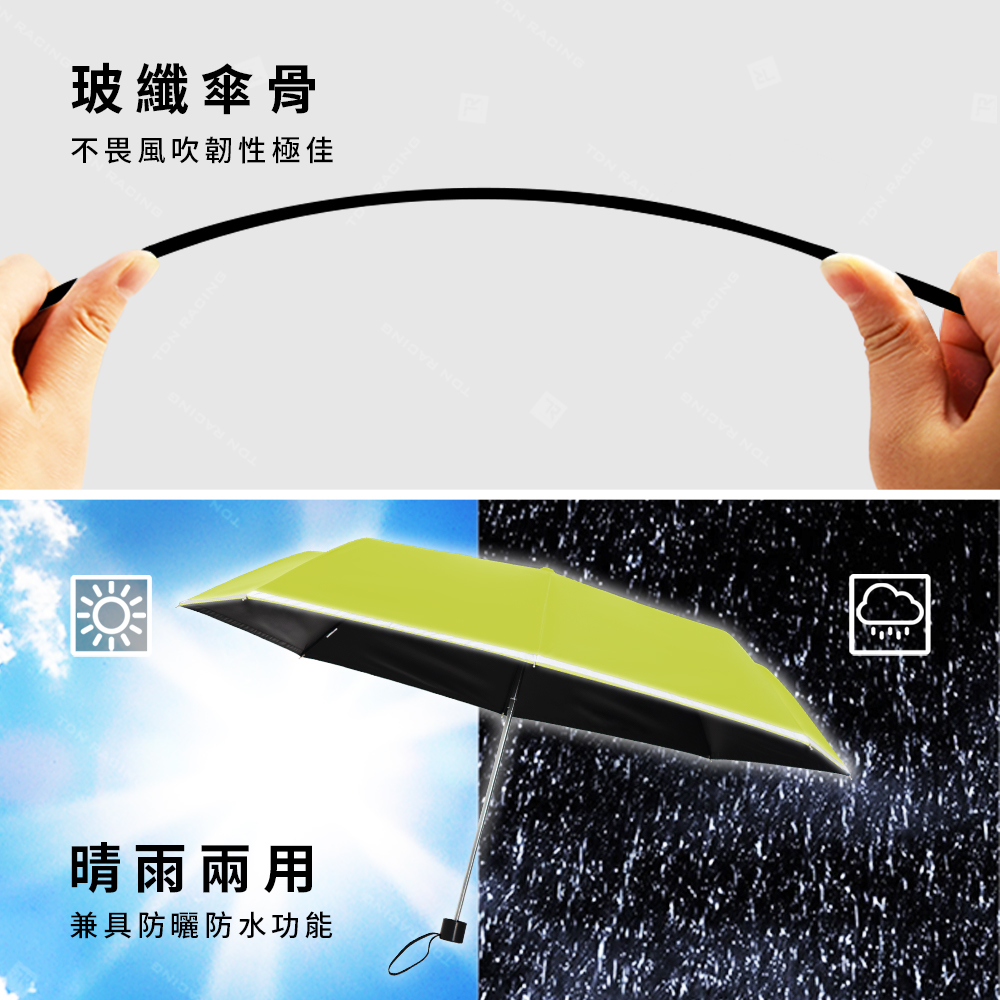 [TDN]大剛好速乾無敵折傘雨傘(大傘面防風防曬陽傘B5583)岩石灰, , large