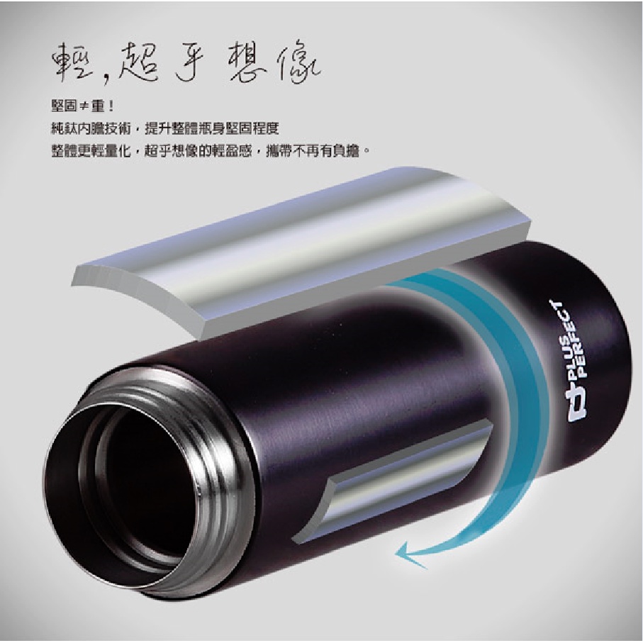PERFECT 理想牌 鈦品味彈蓋真空保溫杯 470cc霧黑色-Leidea樂德兒, , large