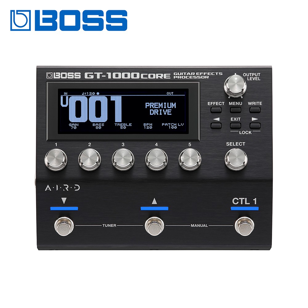 BOSS GT-1000CORE 吉他貝斯綜合效果器【敦煌樂器】, , large