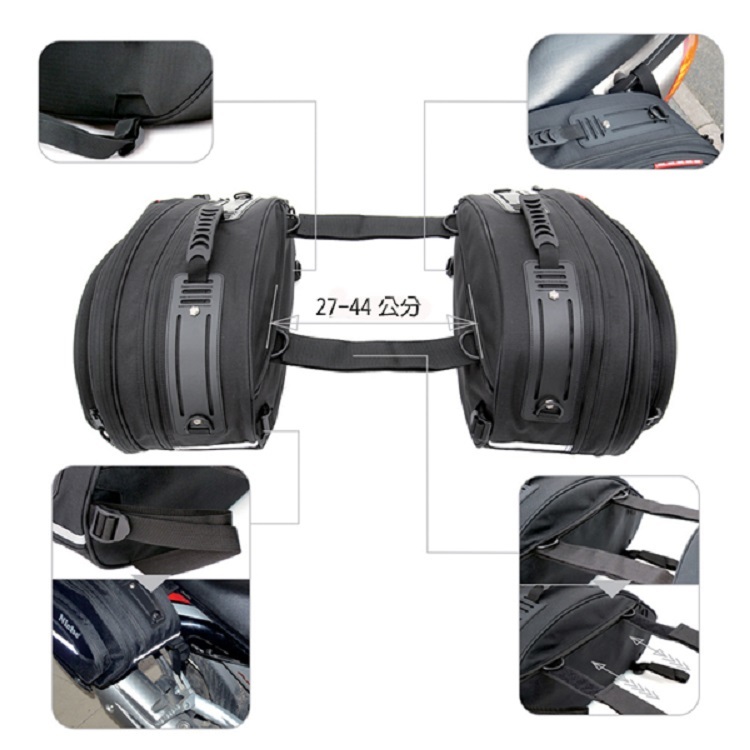 【Niche 樂奇】重機馬鞍包 NMO-2206 可擴充容量: 29 L, , large