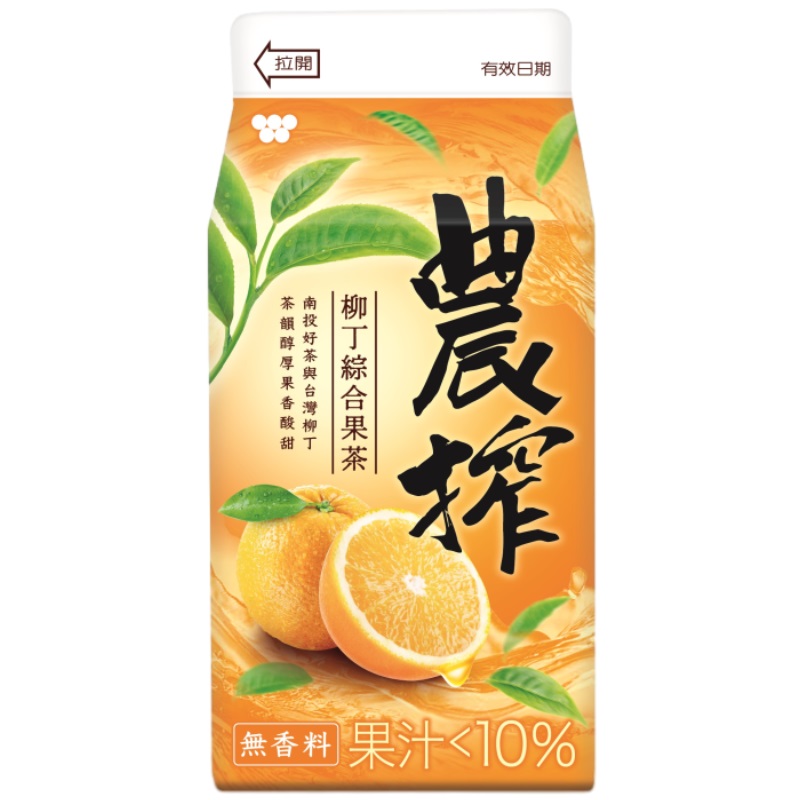 Nong zha Orange Fruit Tea375ml, , large