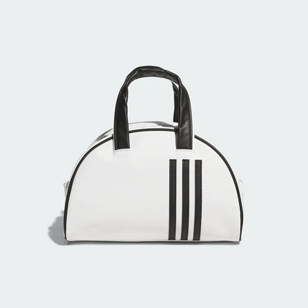 Adidas 高爾夫手提包 半月三條紋設計 黑/白, , large