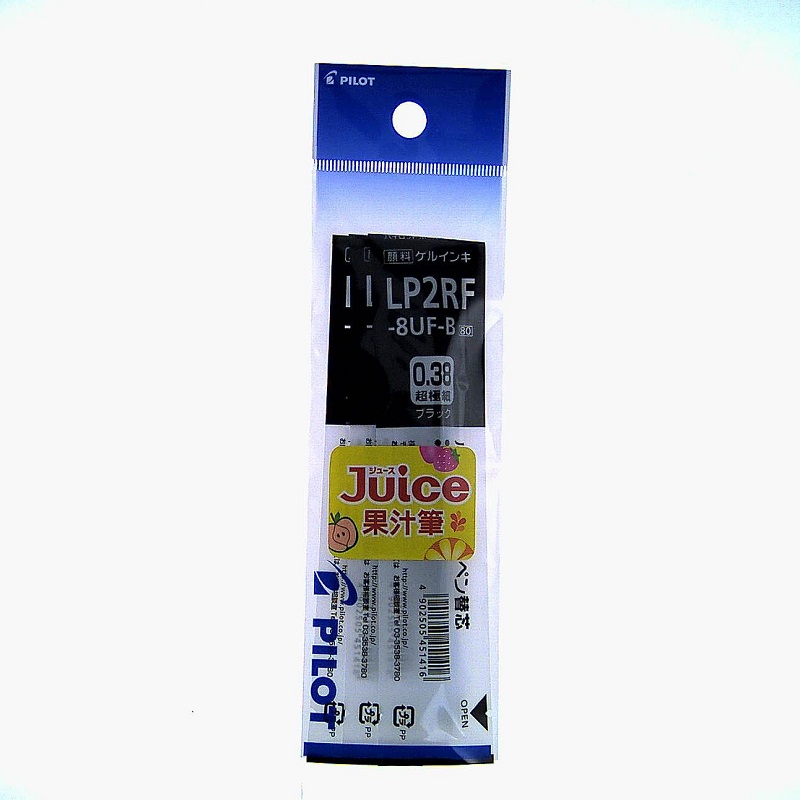 百樂Juice(0.38)果汁筆芯3入, 黑色, large