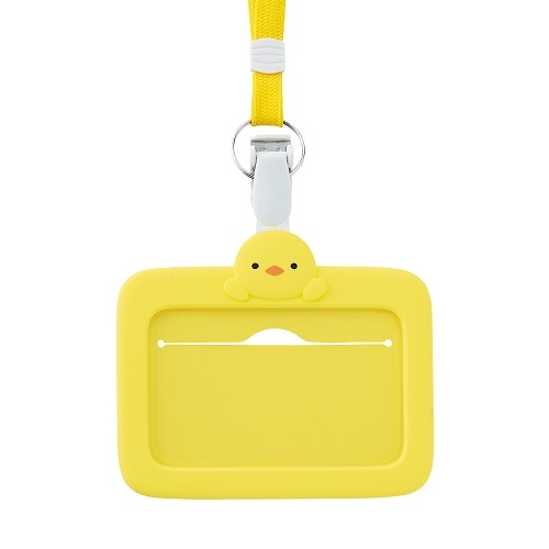 日本LIHIT A-7804 矽膠造型證件套(多款)黑貓, , large