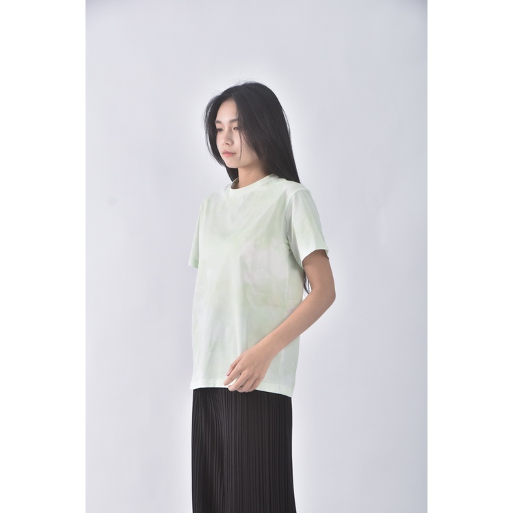 (S) uniqlo質感綠色短袖上衣二手衣, , large