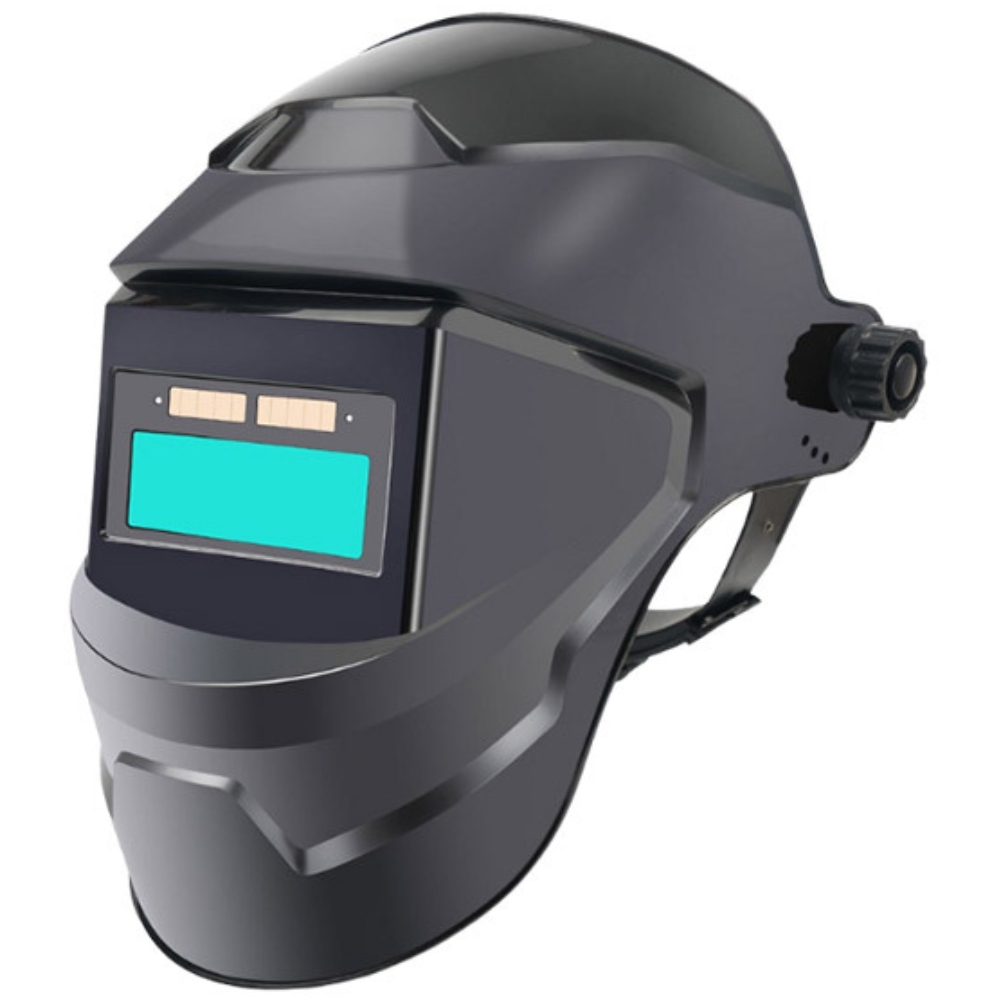 Automatic light-changing welding mask (true color) + 10 protective lenses (green), , large