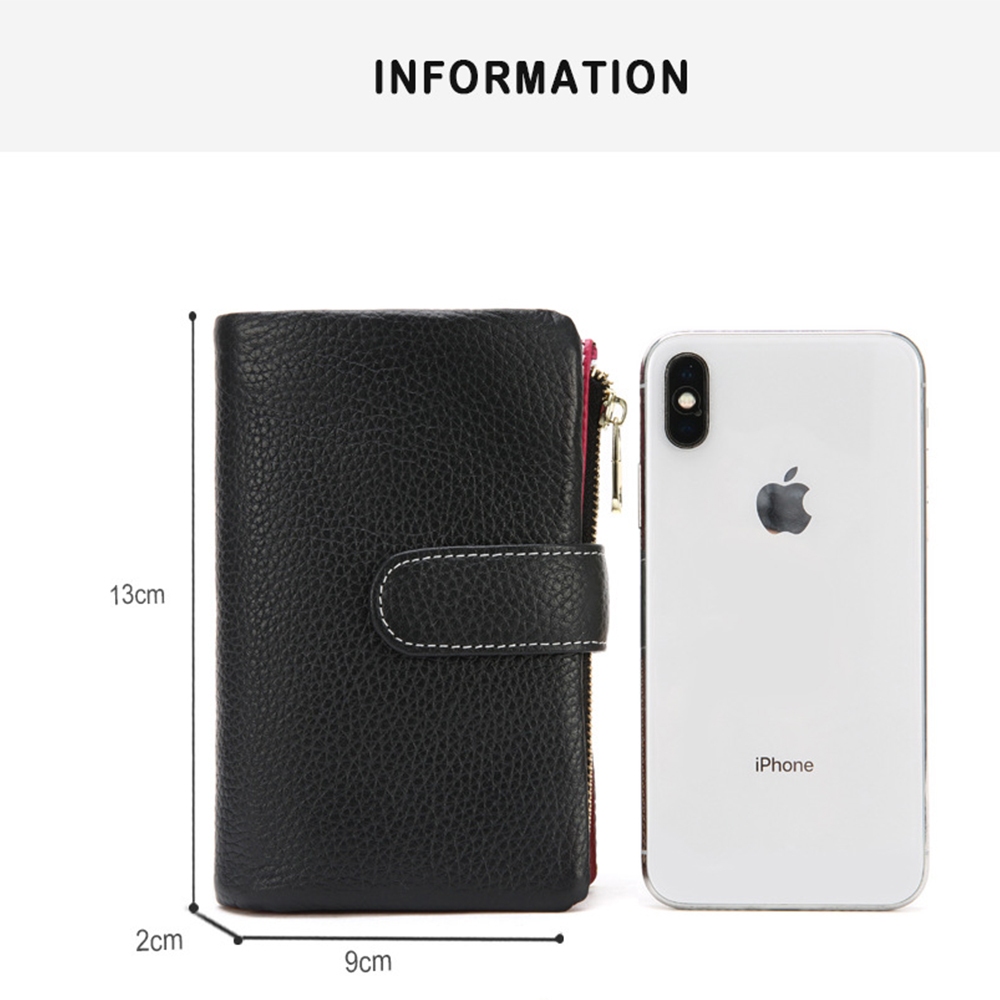 【現貨保固】多功能長夾 可拆式撞色女長夾 手拿包 錢包 真皮長夾 長卡夾包, , large