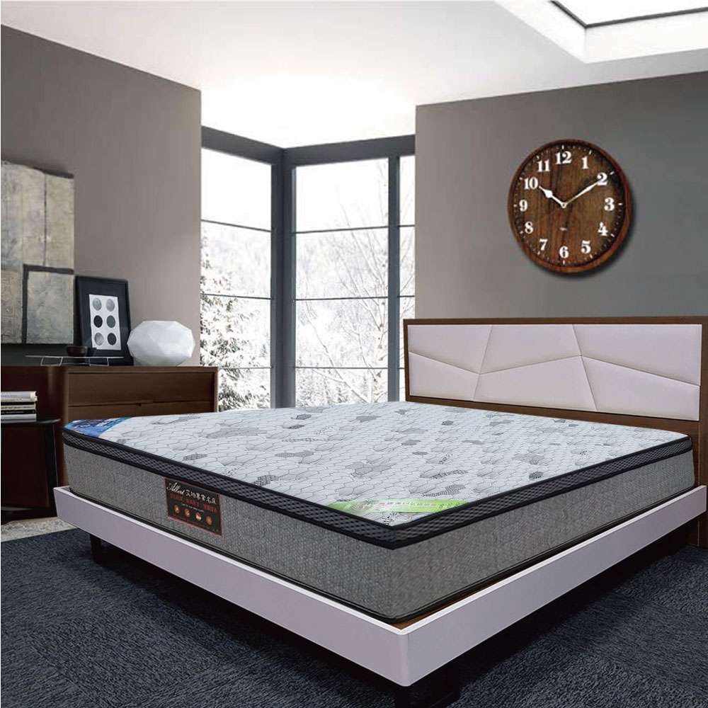 【文創集】石墨烯乳膠獨立筒PU護框床墊-3.5尺單人, , large