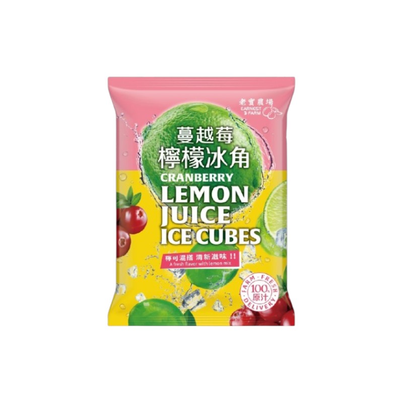 老實農場檸檬蔓越莓冰角, , large