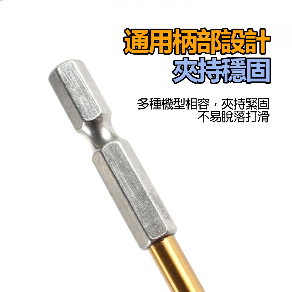 6mm hexagonal shank titanium-plated twist drill, , large