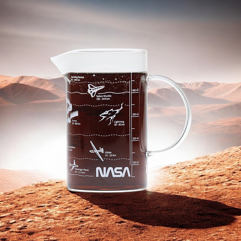 NASA卡門線大氣層耐熱玻璃燒杯, , large