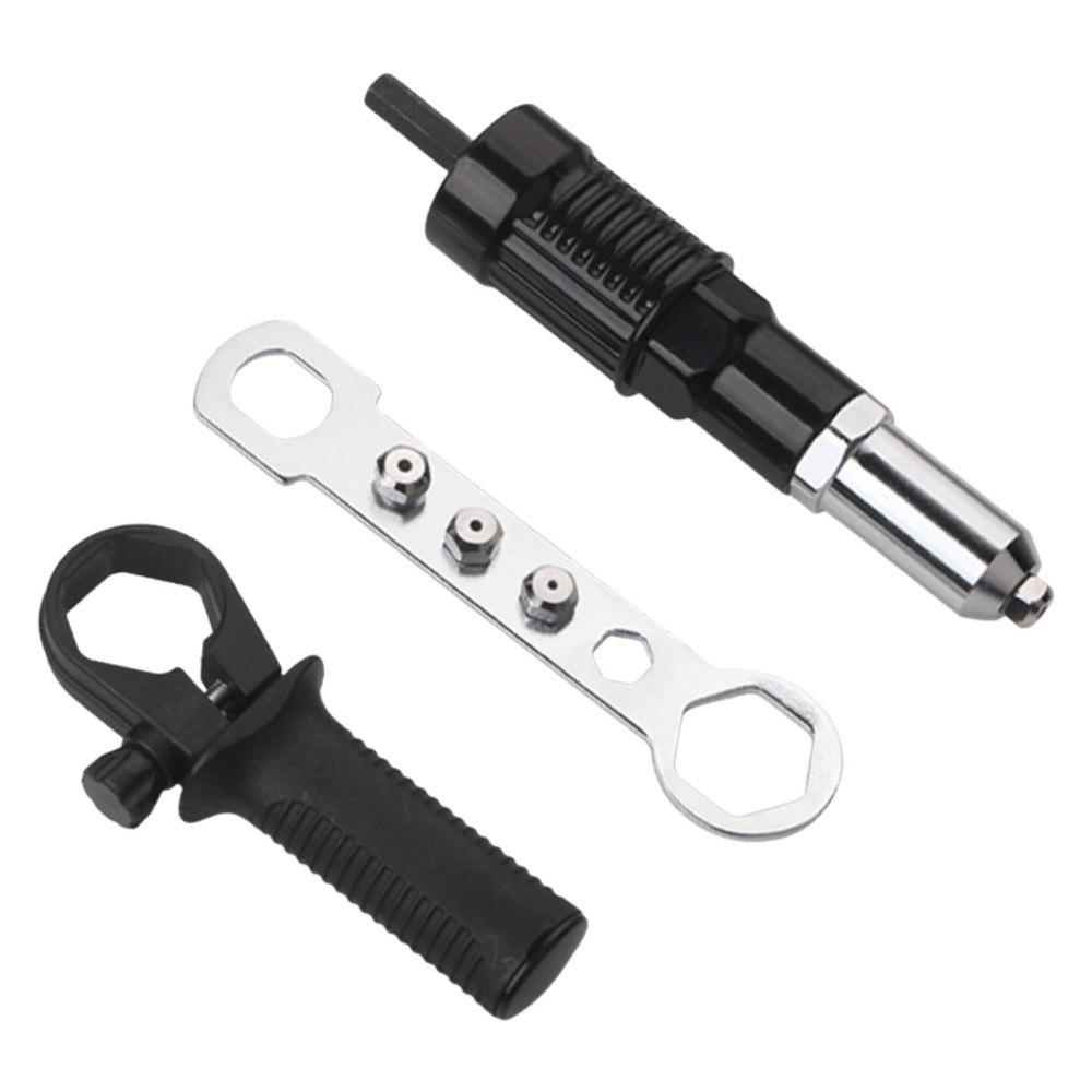 Electric drill to electric rivet gun adapter - chuck specific (black), , large