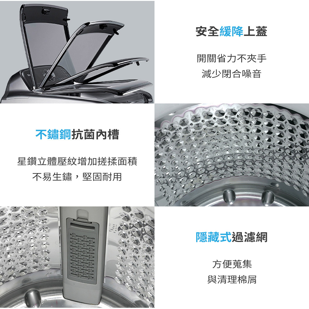 TATUNG 大同 20KG 智慧變頻單槽洗衣機 TAW-B200DWD, , large