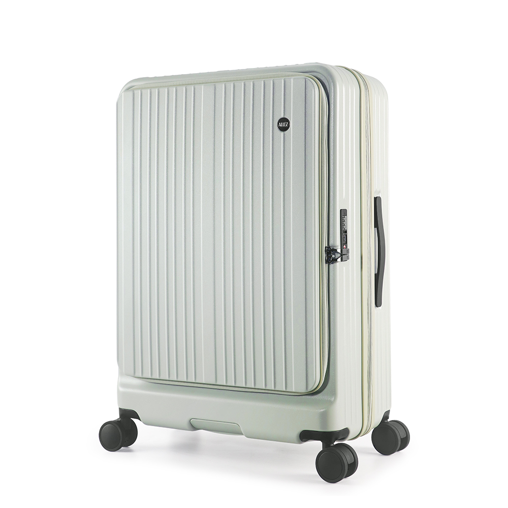 【ALLEZ】Front-Opening Luggage II 29-inch with Brake Wheels Spring buds Green , , large