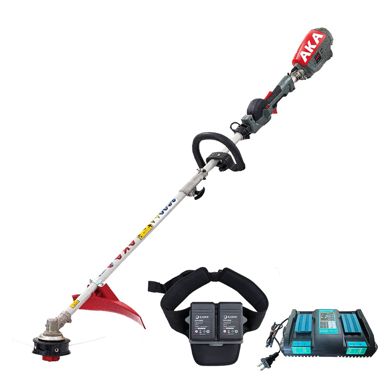 [Yuantai Agriculture] AKA Electric Lawn Mower 18Vx2 - Lawn Mowing Assistant, Waistpack Battery Model, , large