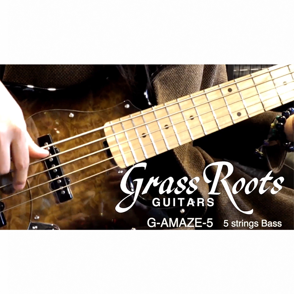 ESP Grassroots G-AMAZE-5 NDBKSB 五弦電貝斯 黑色漸層【敦煌樂器】, , large