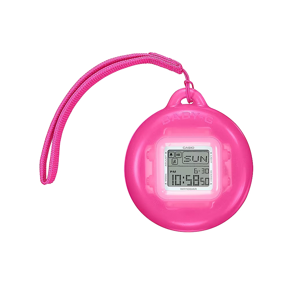 CASIO 卡西歐 BABY-G 30週年 手錶和錶殼吊飾套組 女錶 BGD-10K-6, , large