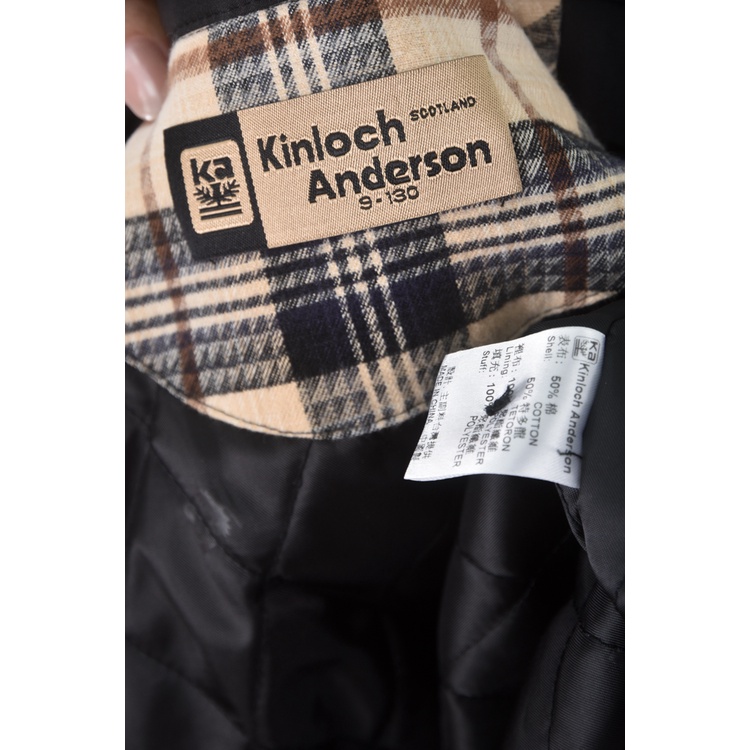 (S) kinloch anderson質感連帽黑色綁帶外套二手衣, , large