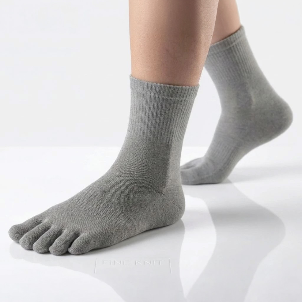 凱美棉業 | MIT台灣製 頂級純棉奈米竹炭 五趾襪, , large