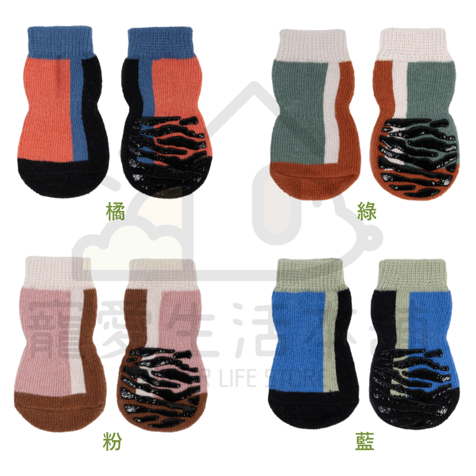 【寵愛生活本舖】文藝風寵物襪 文青寵物襪子 狗襪 貓襪, , large