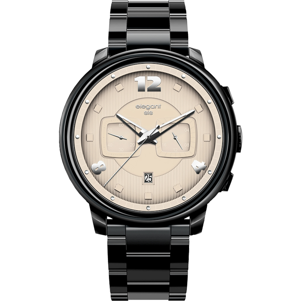 elegantsis 愛樂時 JT36 簡約色調時尚風手錶-45mm ELJT36-OW02MA, , large