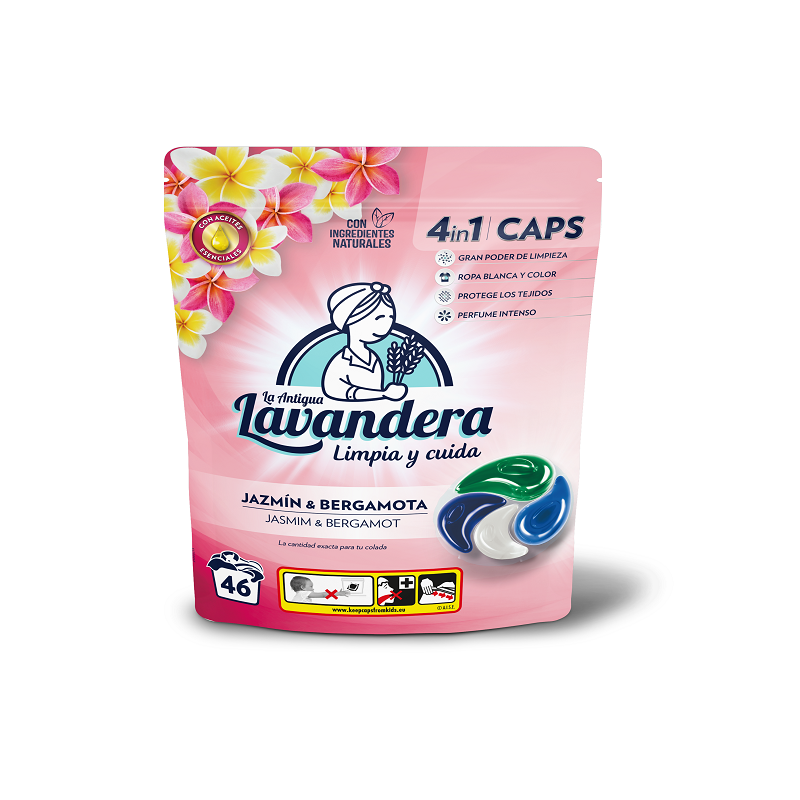 Lavandera laundry caps Jasmine 46 tabs, , large