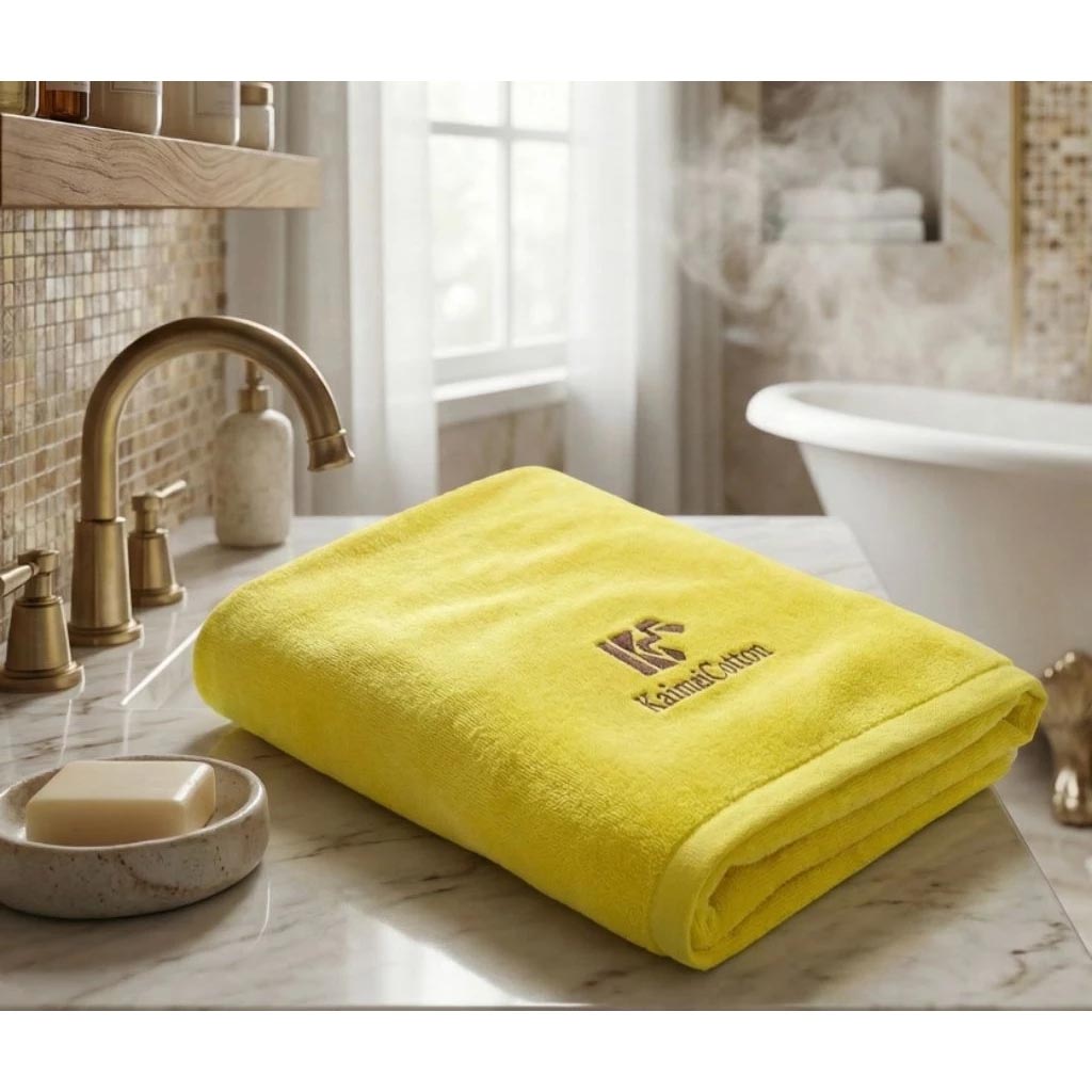 [Kemei Cotton] Kemei Exclusive MIT Made in Taiwan 12-ounce Pure Cotton Large Bath Towel Classic Embroidered LOGO Model, , large