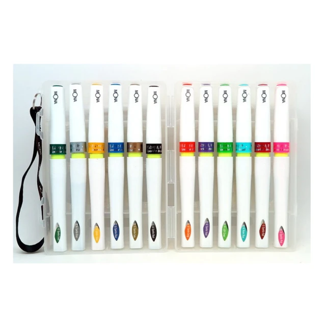 【MBS 萬事捷】金蔥彩繪毛筆 12色組 /組 4497-12, , large