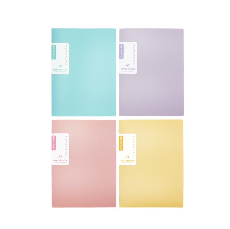 Soft-Color A5 20-Ring Loose-Leaf Notebook &ndash; Blue