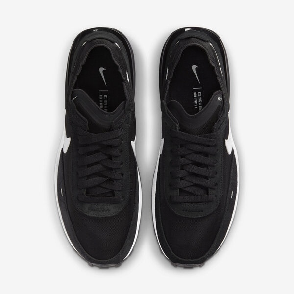 Kixpress-Nike Wmns Waffle One 女 休閒鞋 運動 經典 復古 麂皮 舒適 穿搭 黑白 [DC2533-001], , large