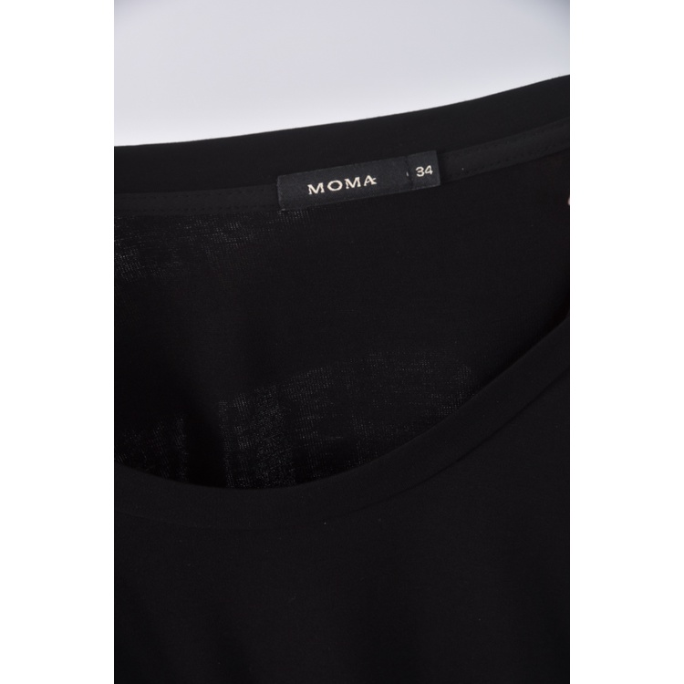 (S) moma質感無袖黑色洋裝二手衣, , large