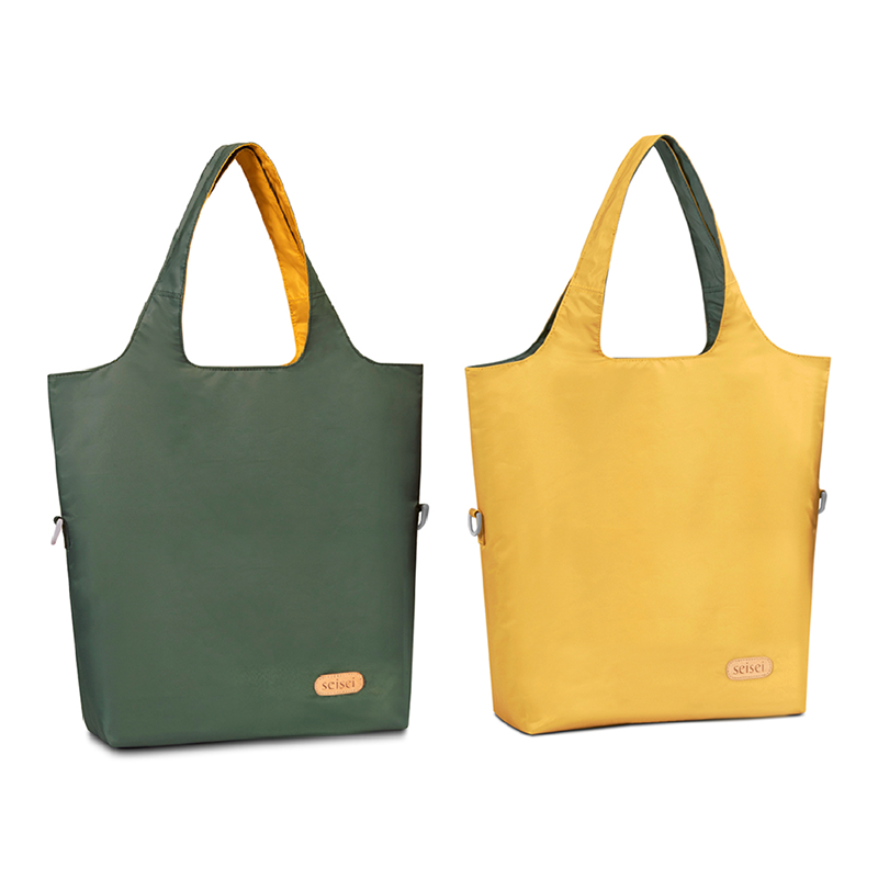 Eco-friendly Dual-Color Reversible tote bag (Shamrock), , large