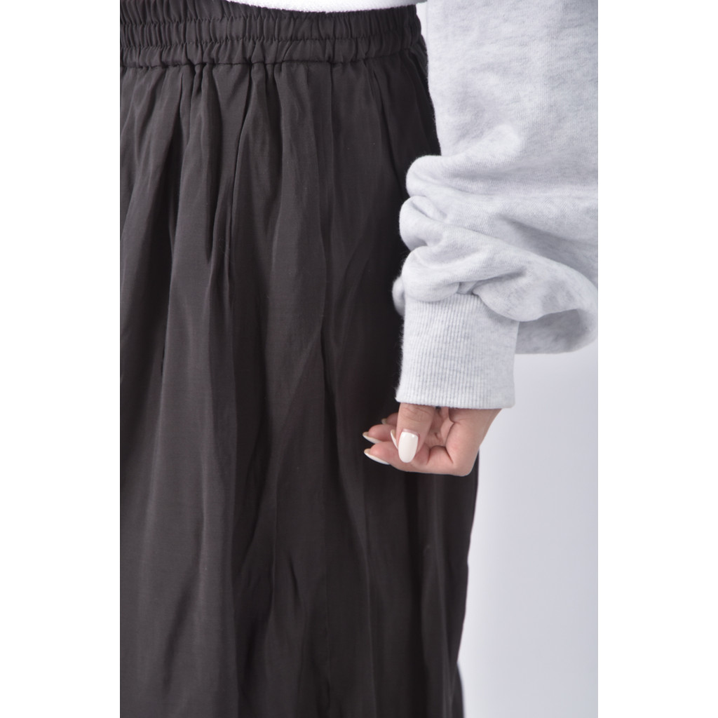 (S) yecca vecca高腰質感黑色長褲二手衣, , large