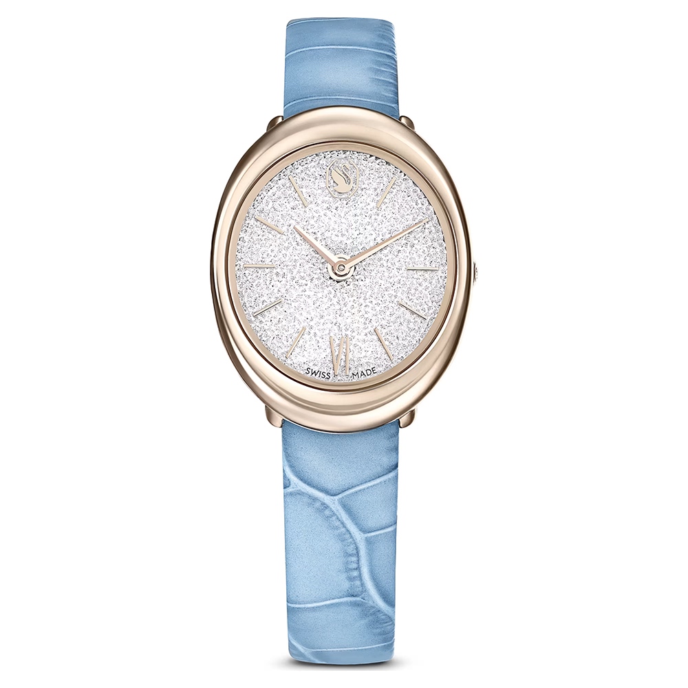 SWAROVSKI 施華洛世奇 Imber 璀璨水晶橢圓形手錶 女錶-37 x 30mm(5717539), , large