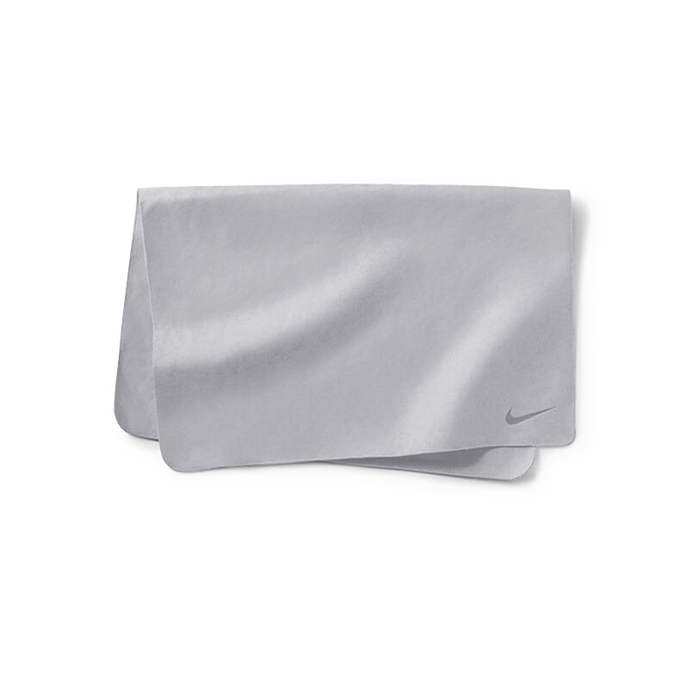 NIKE SWIM LARGE HYDRO TOWEL 超吸水壓縮毛巾 健身 訓練 跑步 輕量 便攜 柔軟 吸水佳 灰, , large