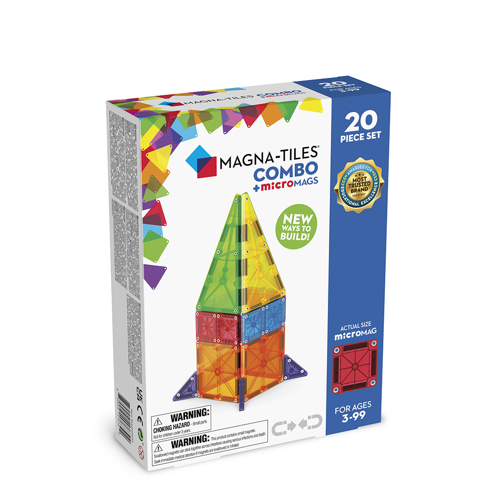 Magna-Tiles microMAGS磁力片-20片套組, , large