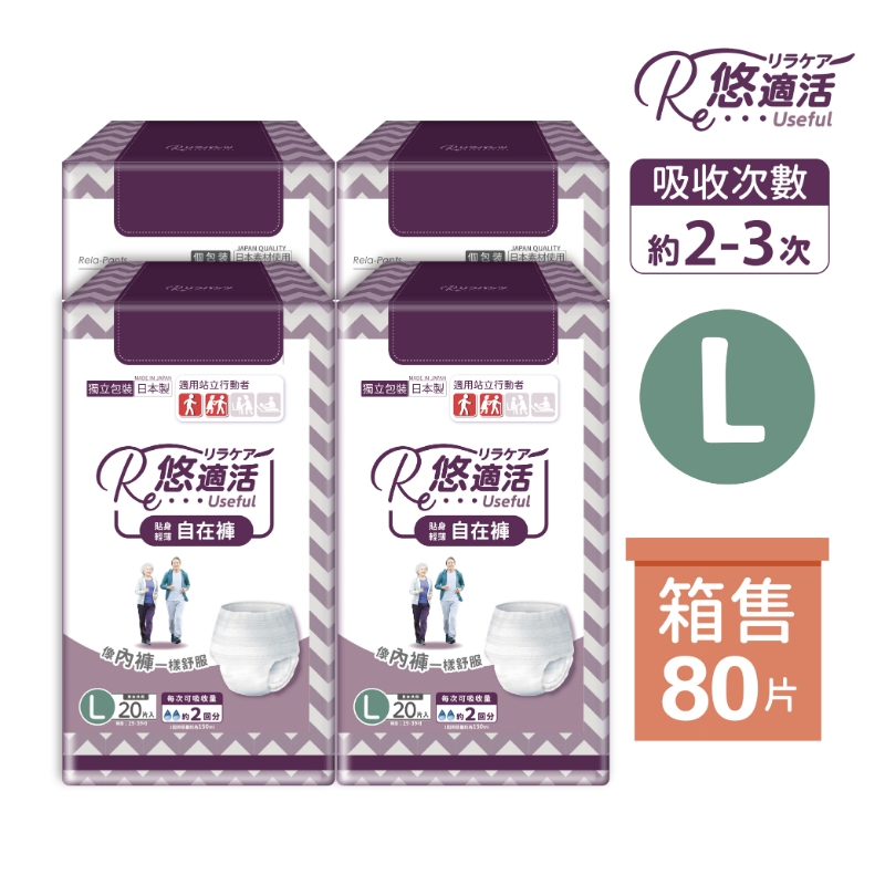 Useful Disposable Incontinence Pants Ultra Slim (absorption 300cc)Size L, , large