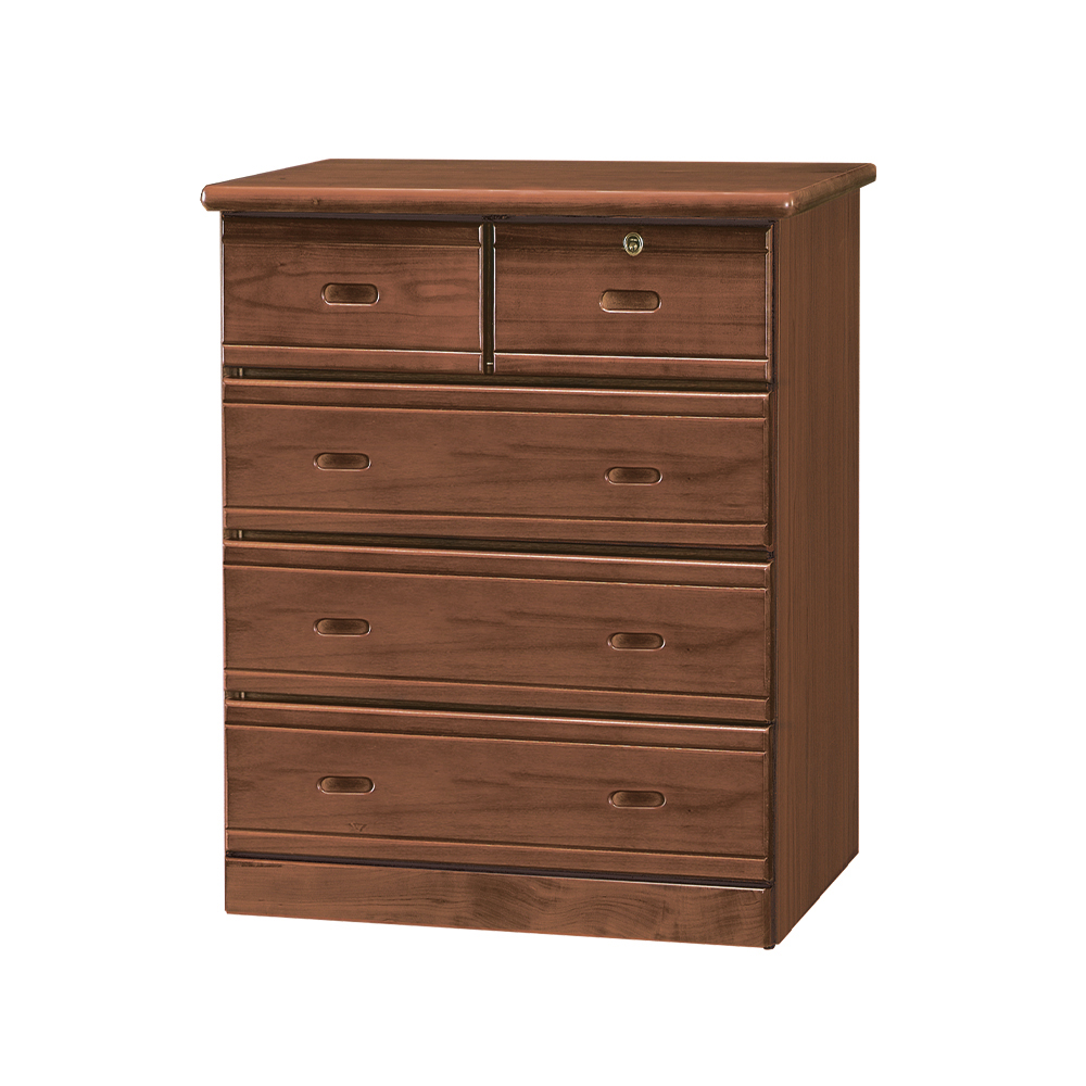 【唯熙傢俱】琳恩樟木色四斗櫃 抽屜櫃, , large