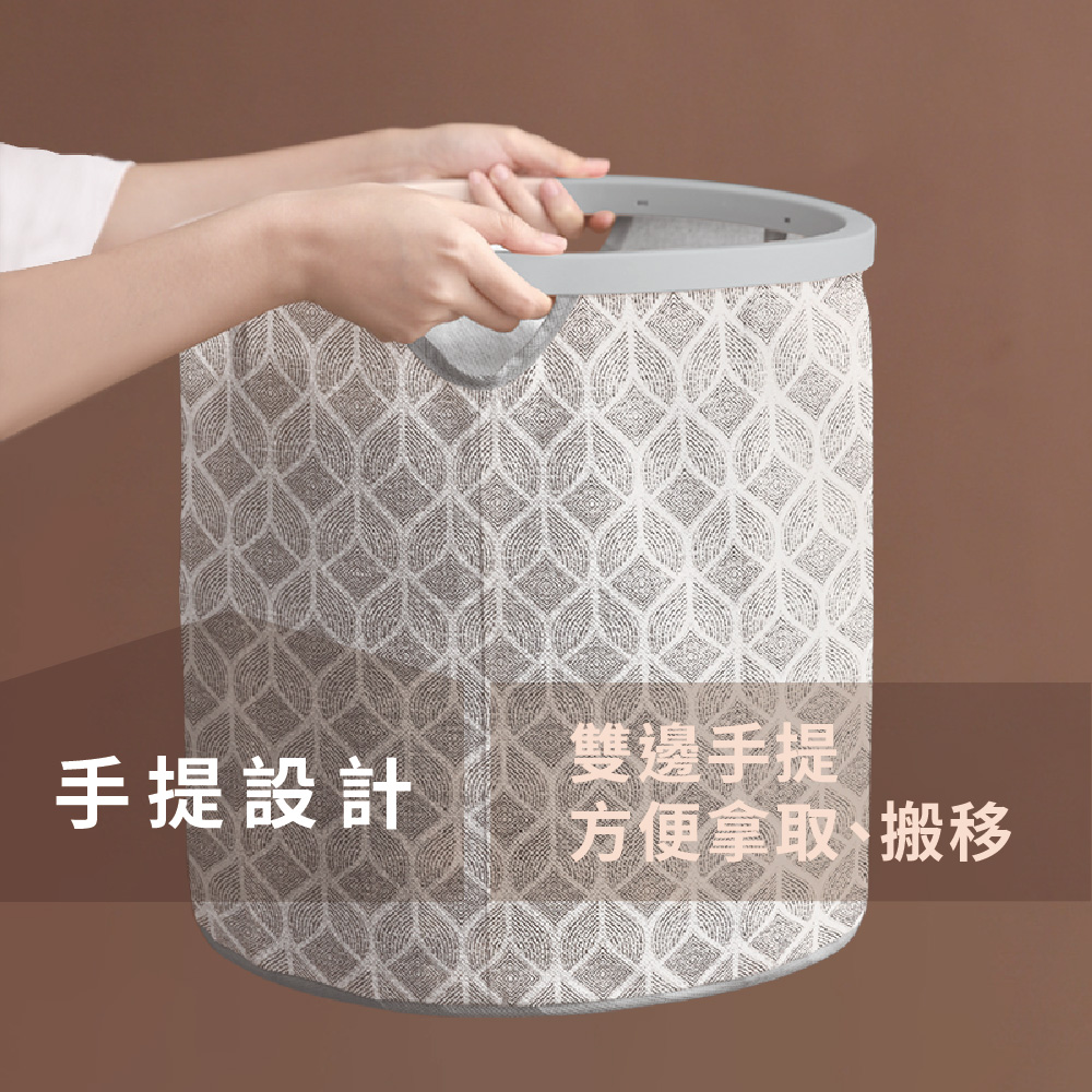 巧易潔一秒開扭扭洗衣籃-方型, , large