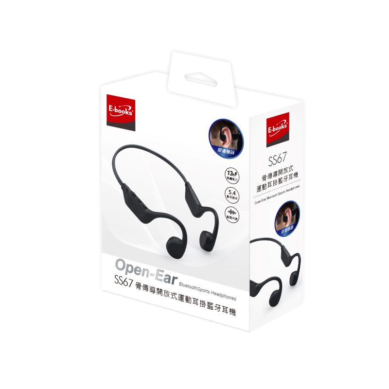E-books SS67 骨傳導運動耳掛藍牙耳機, , large