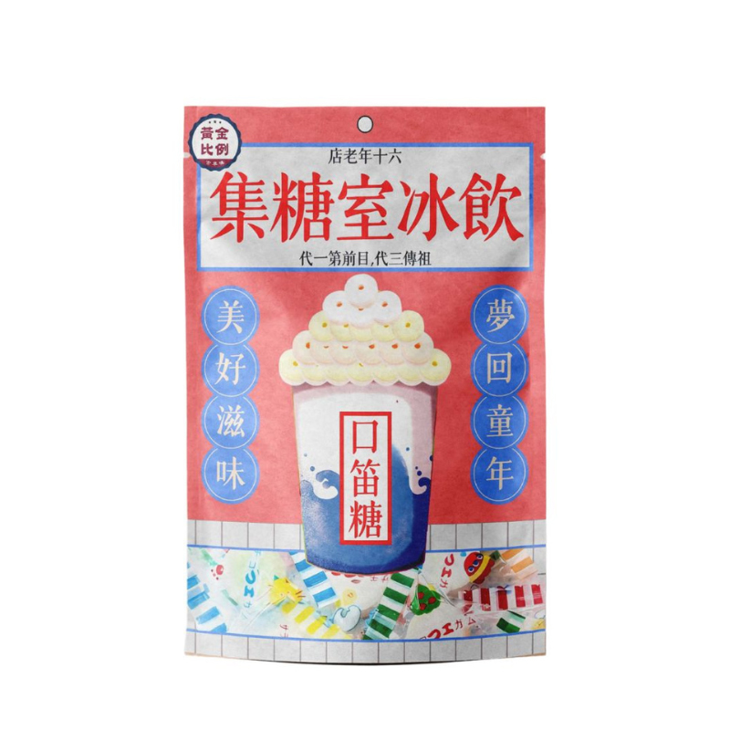[Hongli] Golden Ratio Retro Candy Collection (Whistle Candy) 140g (Set of 3 Packs), , large