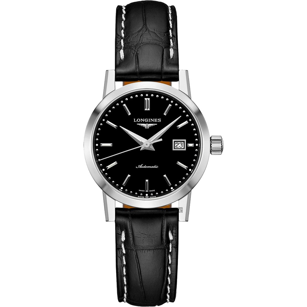 LONGINES 浪琴1832 經典復刻機械女錶-30mm L43254520, , large